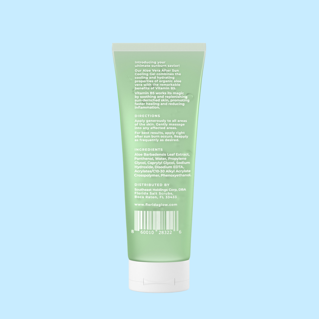 Aloe Vera After Sun Cooling Gel With Vitamin B5 - Certified Organic