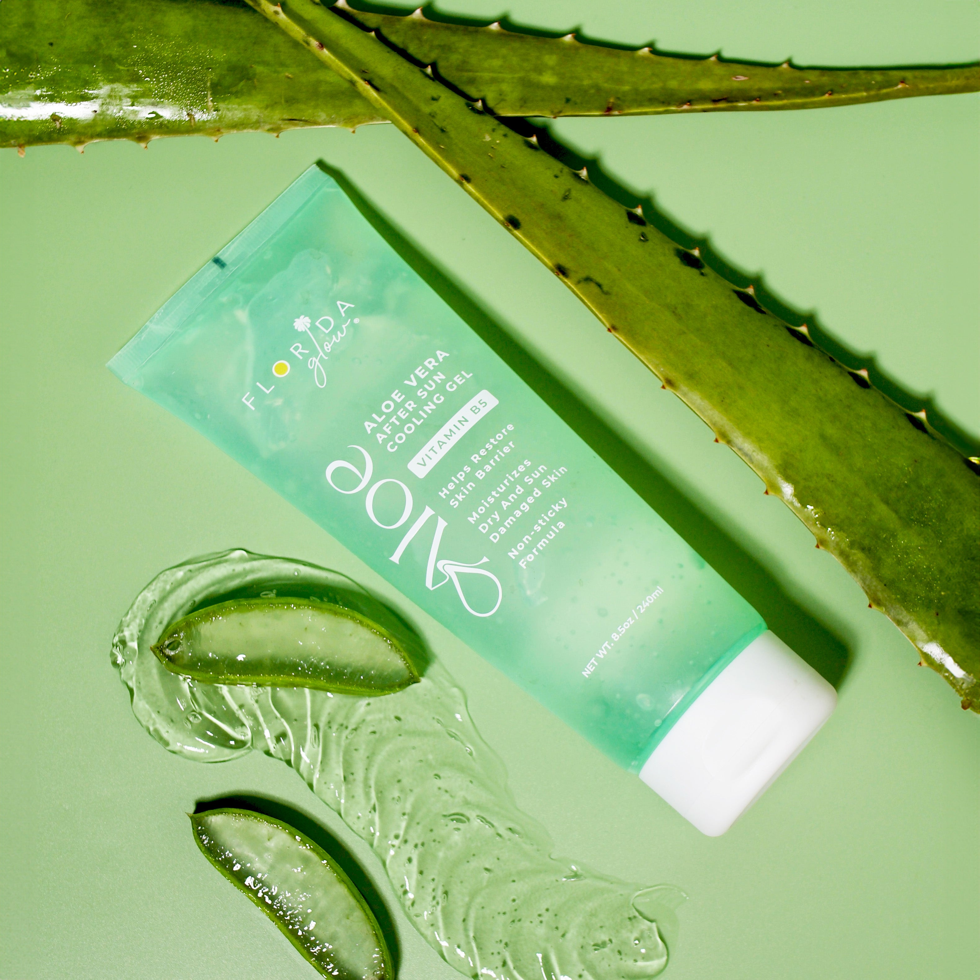 Aloe Vera After Sun Cooling Gel With Vitamin B5 - Certified Organic